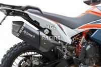 HP CORSE for KTM 890 ADVENTURE/R/SMT 2021-2023 - Silencer SPS CARBON SHORT BLACK
