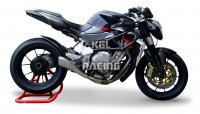 HP CORSE for MV AGUSTA BRUTALE: 910, 750 (euro2) - Silencer HYDROFORM Inox Satin