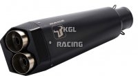 IXRACE voor KTM DUKE 890 R (2020) - uitlaat demper M9 SERIES BLACK
