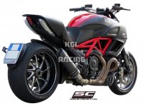 SC Project slip-on DUCATI DIAVEL - Oval Carbon