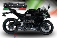 GPR pour Kawasaki Ninja 650 2021/2022 Euro5 - Homologer avec catalisateur System complet - Furore Evo4 Nero