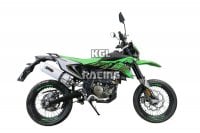 GPR voor KL MOTOR KXE 125 Enduro / Motard 2022 e5 - Gekeurde demper met katalisator Albus Evo4