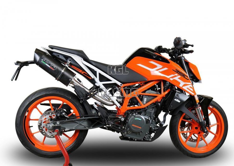 GPR for Ktm Duke 250 2017/20 Euro4 - Homologated with catalyst Slip-on - Furore Evo4 Poppy - Click Image to Close