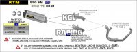 Arrow pour KTM 950 SM 2006-2009 - Collecteurs racings