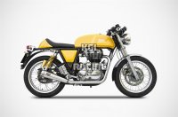 ZARD voor ROYAL ENFIELD Continetal GT Racing Volledige uitlaat 2-2 konisch INOX