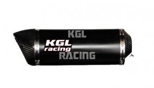KGL Racing silencieux DUCATI SCRAMBLER - DOUBLE FIRE TITANIUM BLACK