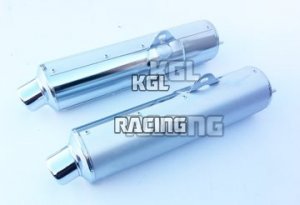 MARVING Silencers SUZUKI GSX 1100 R W 96/97 - Cylindrical ? 114 Chromium + aluminium