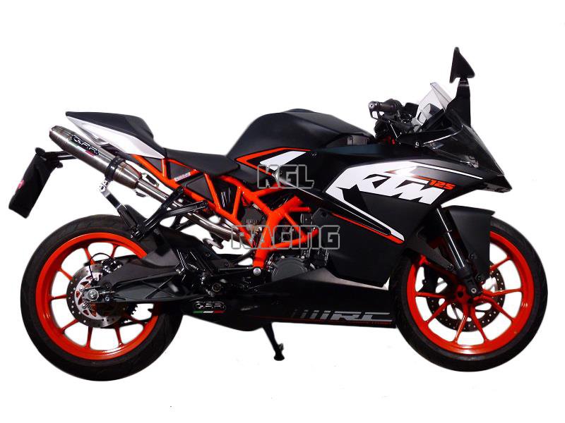 GPR for Ktm Rc 200 2014/16 - Racing Slip-on - Deeptone Inox - Click Image to Close