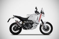 ZARD pour Ducati DesertX Bj. 2022-> Slip on 2-1 - Inox