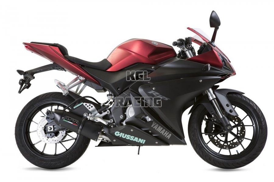 GPR for Yamaha Yzf-R 125 i.e. 2014/16 Euro3 - Homologated with catalyst Full Line - Furore Nero - Click Image to Close