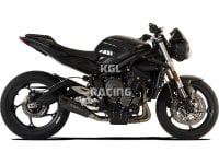 HP CORSE voor TRIUMPH STREET TRIPLE 765 - Uitlaat demper EVOXTREME 260mm (RACE) Inox black