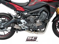 SC Project uitlaat YAMAHA MT-09 Tracer '15-> - Full system CONIC Inox