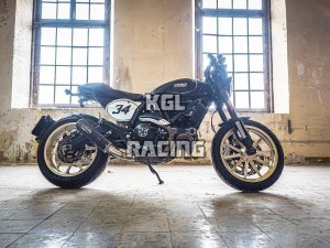 GPR pour Ducati Scrambler 800 2017/20 Euro4 - Homologer avec catalisateur Slip-on - M3 Black Titanium
