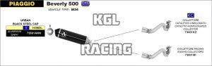Arrow pour Piaggio BEVERLY 500 2003-2008 - Collecteur racing pour pot Urban