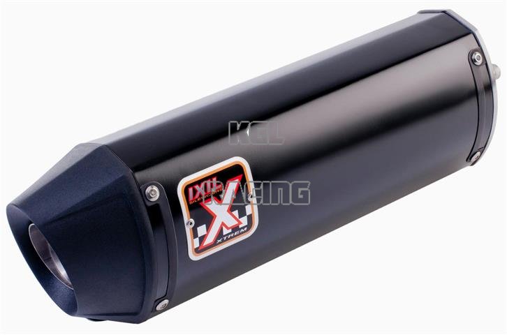 IXIL exhaust (full) Suzuki GW 250 Inazuma 12/15 Hexoval Xtrem Black Full system 2 in 1 - Click Image to Close