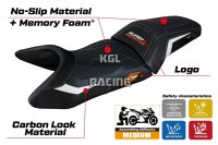 Seat cover compatible KTM 1390 Super Adventure S 2025 - model Enns Comfort System - WITH LOGO - White
