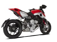 HP CORSE for MV AGUSTA RIVALE 800 2012/2015 - Silencer HYDRO-TRE carbon cover