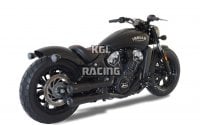 HP CORSE pour INDIAN SCOUT-BOBBER-SYXTY - Silencieux V2 BLACK