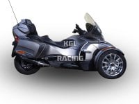 GPR for Can Am Spyder 1000 St - Sts 2013/16 - Homologated with catalyst Slip-on - Gpe Ann. Poppy