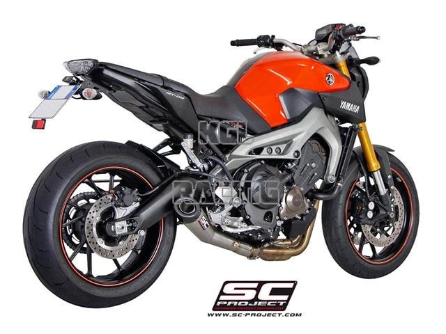 SC Project exhaust YAMAHA MT-09 / FZ-09 '14-> - Full system CONIC Inox - Click Image to Close
