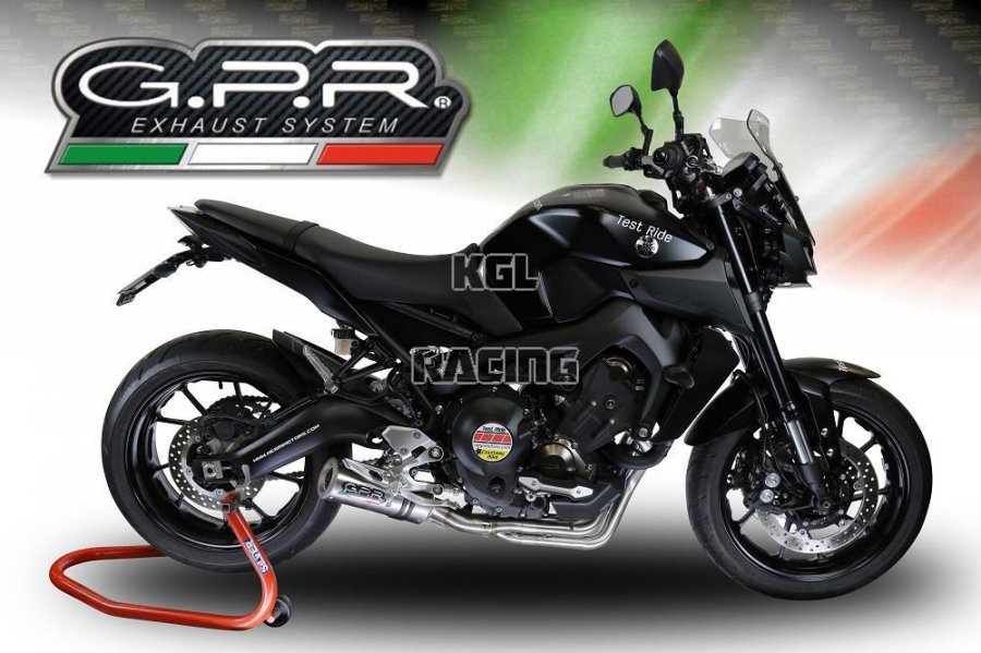 GPR for Yamaha Mt-09 Tracer Fj-09 Tr 2017/20 Euro4 - Homologated with catalyst Full Line - M3 Inox - Click Image to Close
