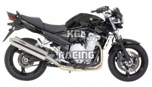 BOS silencer SUZUKI GSF 1250 Bandit 2007->> - BOS oval 120S Stainless steel polished