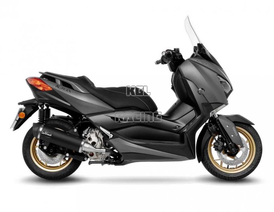 LEOVINCE for YAMAHA X-MAX 300/TECH MAX 2021 > - NERO Slip-on with catalist - Click Image to Close