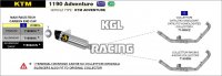 Arrow pour KTM 1190 Adventure 2013-2016 - Collecteur catalytique
