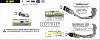 Arrow voor BMW S 1000 RR 2012-2014 - COMPETITIE VOLLEDIG TITANIUM volledig systeem met dBKiller met carbon eindkap