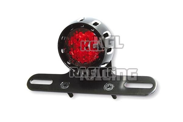 LED achterlicht MILES , zwarte behuizing , rode lens , ECE - Klik op de afbeelding om het venster te sluiten