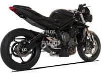 HP CORSE voor TRIUMPH STREET TRIPLE 765 - Uitlaat demper GP07 LAAG Inox black