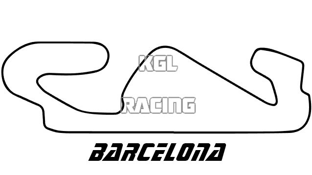 CIRCUIT Barcelona-Catalunya auto collant - Cliquez sur l'image pour la fermer