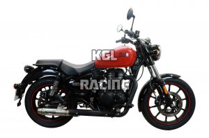 GPR for Royal Enfield Meteor 350 2021/2023 e5 - Homologated silencer with catalyst Deeptone Inox