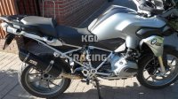 KGL Racing silencer BMW R 1200 GS LC / Adv '13->> - HEXAGONAL TITANIUM BLACK