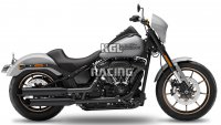 Kesstech pour Harley Davidson Softail Low Rider S 114 - 2021 - slip-on set Fusion Long BLACK