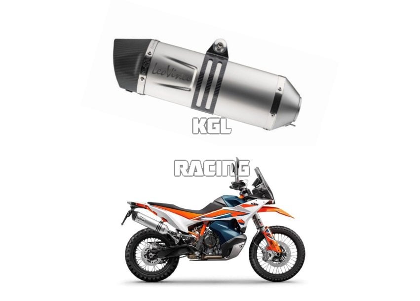 LEOVINCE for KTM 890 ADVENTURE / L (A2) / R / RALLY 2021-2022 (EURO 5) - LV ONE EVO SLIP-ON STAINLESS STEEL - Click Image to Close