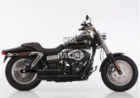 FALCON for HARLEY DAVIDSON DYNA Fat Bob (FXDF) 2008-2012 - FALCON Double Groove complete exhaust system with cat (2-2)