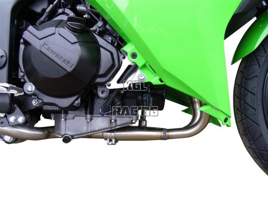 GPR voor Kawasaki Ninja 300 R 2012/16 Euro3 - Gekeurde met katalisator Volledige uitlaat - M3 Titanium Natural - Klik op de afbeelding om het venster te sluiten