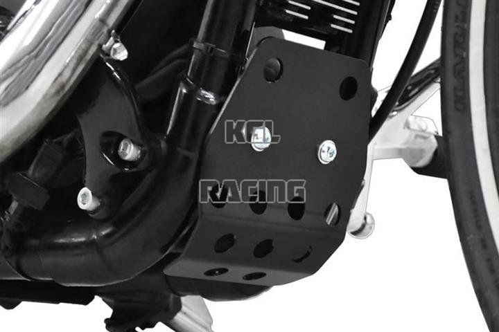 IBEX motor beschermings plaat Harley Davidson Sportster, zwart - Klik op de afbeelding om het venster te sluiten