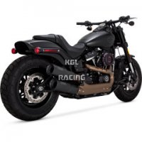 Vance & Hines Harley Davidson Softail '18 - HI-OUTPUT SLIP-ONS MATTE BLACK