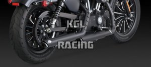 Vance & Hines Harley Davidson Sportster '14 - TWIN SLASH 3-INCH SLIP-ONS BLACK