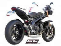 SC Project slip-on Triumph Speed Triple '11-'14 - GP M2 SILENCER - LOW POSITION