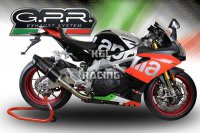 GPR pour Aprilia Tuono 1100 V4 Rr 2017/20 - Racing Slip-on - Furore Nero