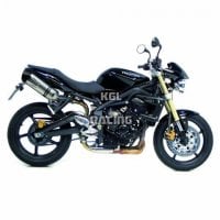 LEOVINCE voor TRIUMPH STREET TRIPLE 675 /R i.e. 2007-2012 - LV ONE EVO 2 dempers STAINLESS STEEL
