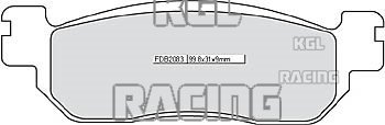 Ferodo Brake pads Yamaha YP 250 Majesty (SG041) 2001-2002 - Rear - FDB 2083 Argento Rear AG - Click Image to Close