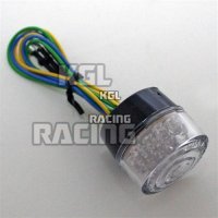 LED tailligh BULLET, insert, transparent, E-mark
