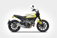 ZARD for Ducati Scrambler 800 Bj. '17-> (EURO 4) Homologated Slip-On silencer Low special edition Stainless steel