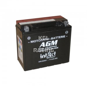 INTACT Bike Power AGM batterie YTX20-BS avec pack acide