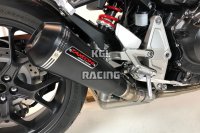 TAKKONI System complete pour Honda CB 125 R, 18- konisch noir