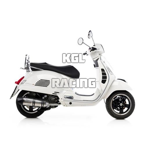 LEOVINCE for VESPA GTS 125 /SUPER 2009-2015 - LV ONE EVO SLIP-ON STAINLESS STEEL - Click Image to Close